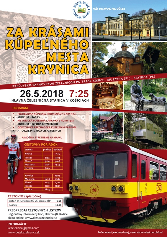 Vlakom do poľskej Krynice