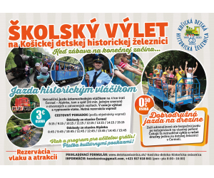 Školský výlet na detskej železnici!