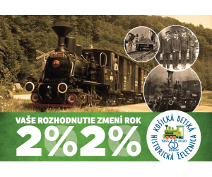 2% - 3% pre detskú železnicu