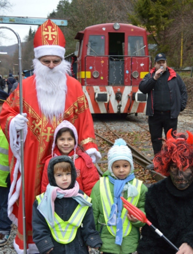 Detská železnička jazdí aj v zime
