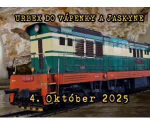URBEX do vápenky a výlet do Gombaseckej jaskyne