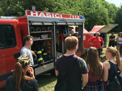 Hasiči na Detskej železnici