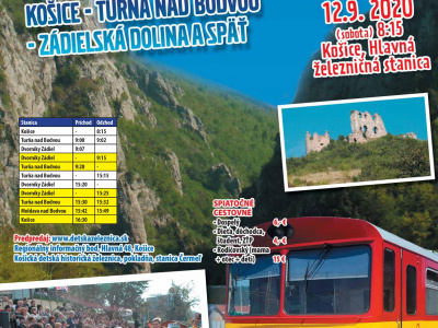 Maratónsky vlak do Turne n. Bodvou a Zádielskej doliny