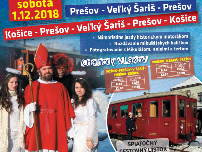 Mikulášsky expres Košice-Prešov-V.Šariš