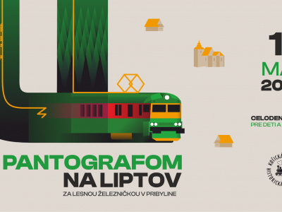 Pantografom na Liptov za lesnou železničkou 16.5.