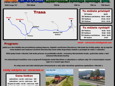 RETRO TRAIN Slavošovce - Muráň