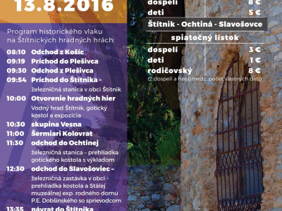 Retro vlakom na Štítnické hradné hry