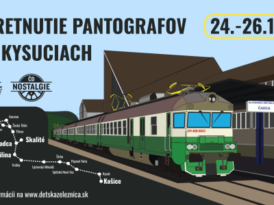 STRETNUTIE PANTOGRAFOV NA KYSUCIACH