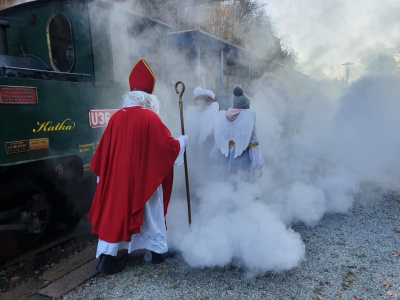 Svätomikulášske jazdy na detskej železnici