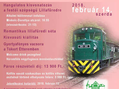 Valentínske jazdy na železničke v Miškolci