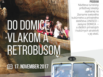 Vlakom a retrobusom do Domice