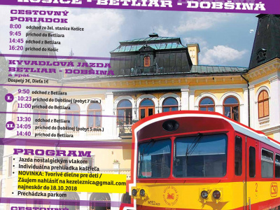 Vlakom do kaštieľa v Betliari