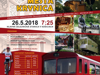 Vlakom do poľskej Krynice