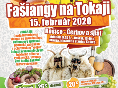 Vlakom na fašiangy na Tokaji