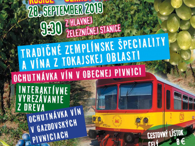 Vlakom na Tokajské vinobranie a do pivníc