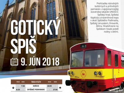 Vlakom za UNESCOM: Gotický Spiš
